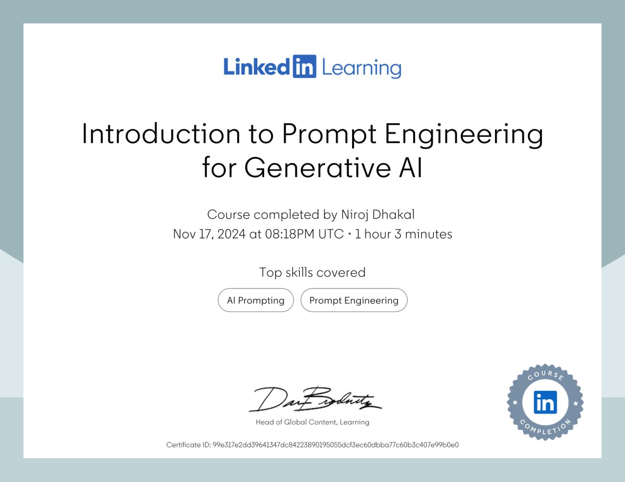 Certificate 5