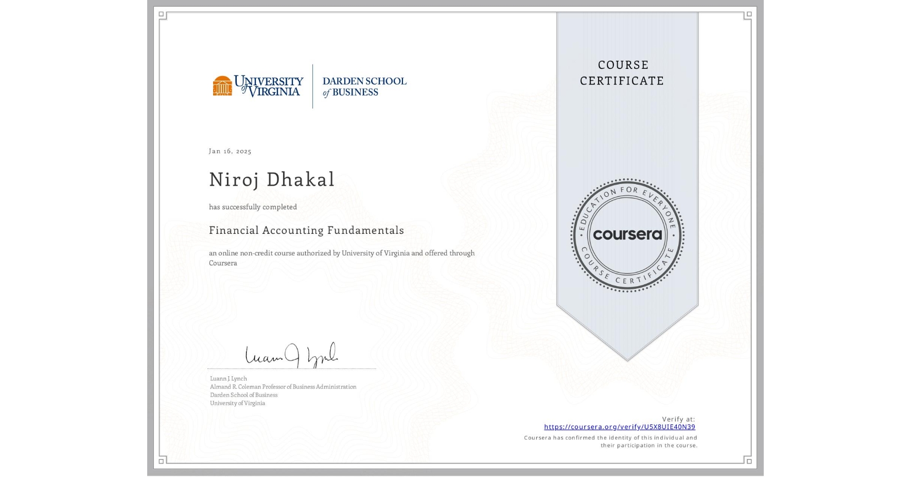 Certificate 4